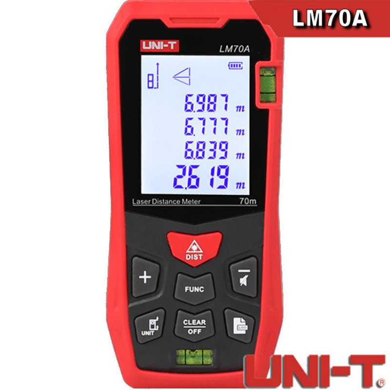 Uni-T Μέτρο Laser LM-70A Μετρητής Αποστάσεων έως 70μ